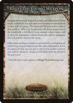Living Weapon Tip Card