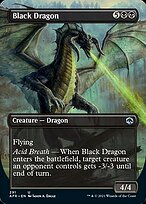 Black Dragon (Borderless)