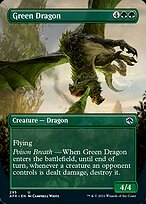 Green Dragon (Borderless)