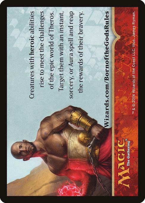 Heroic Tip Card