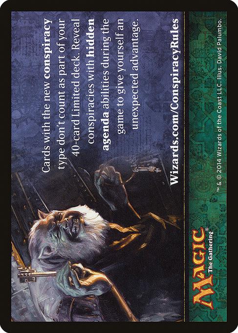 Conspiracy Tip Card