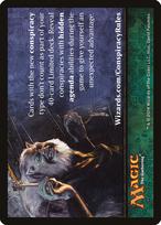 Conspiracy Tip Card