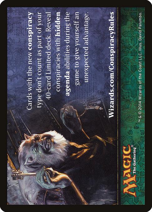 Conspiracy Tip Card
