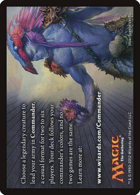 Commander Tip Card