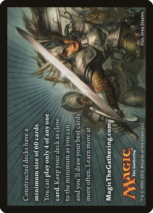 Deck Construction Tip Card