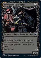 Baneblade Scoundrel // Baneclaw Marauder (Showcase)