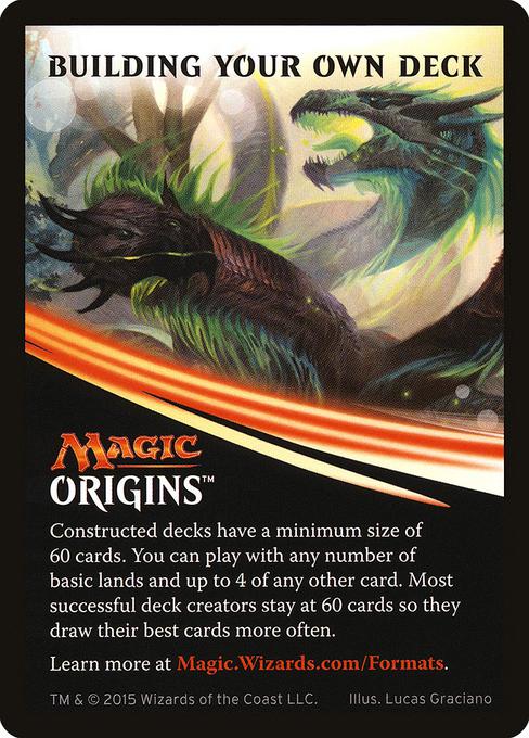 Deck Construction Tip Card
