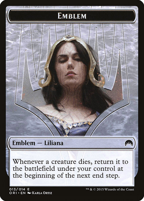 Liliana, Defiant Necromancer Emblem