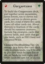 Gargantuans Tip Card 2