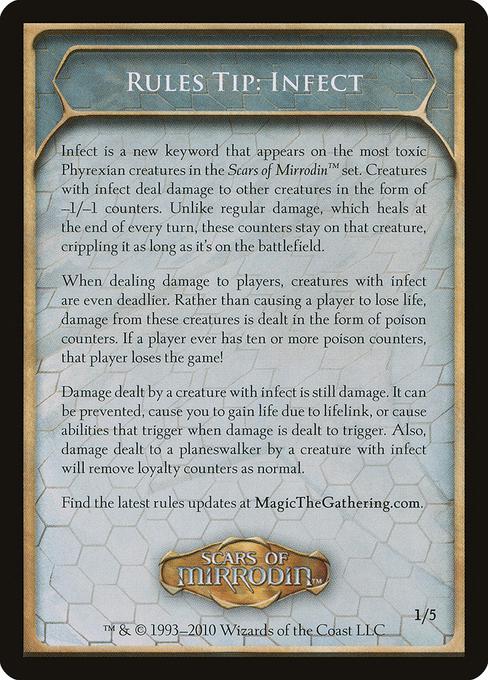 Infect Tip Card