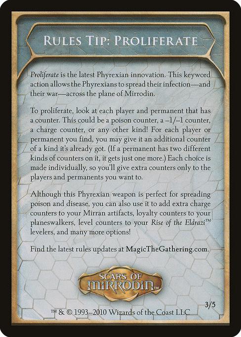 Proliferate Tip Card