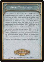 Imprint Tip Card