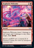 Explosive Welcome