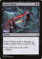 Sorin's Thirst