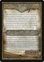Allies and Intimidate Tip Card